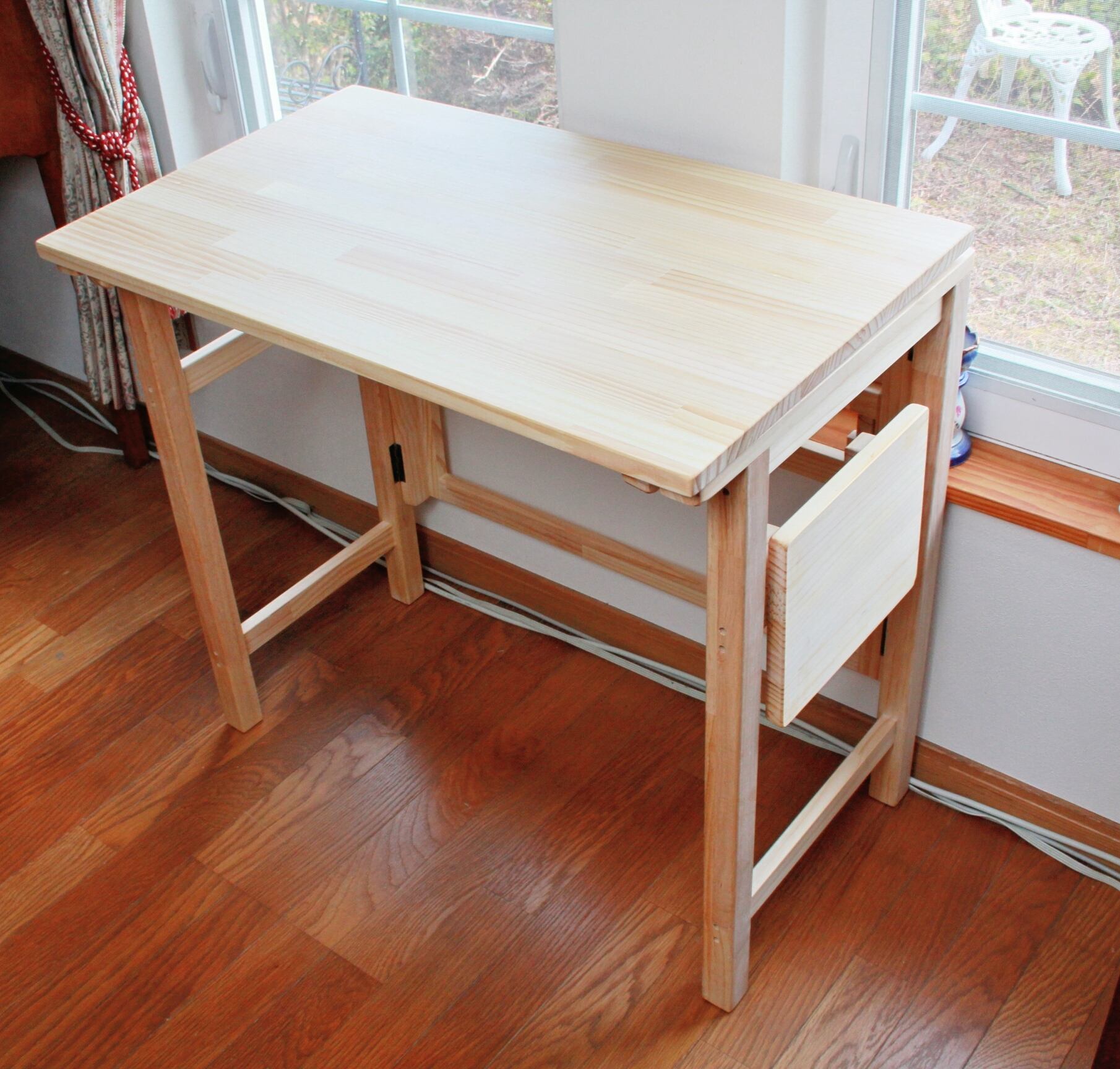 刺繍デスク D45（スリム型）【刺繍枠バー・サイドテーブル付属