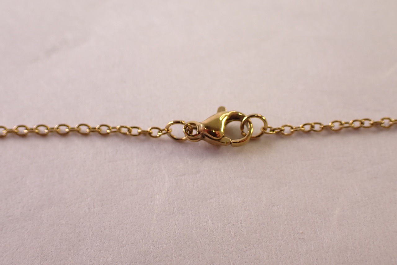 ピーチムーンストーンネックレス　0.73ct [D12‐166]