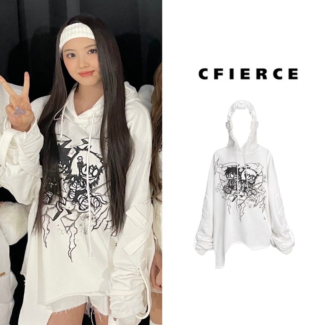 CFIERCE] Mummy Couple Printed Hoodie | Pay ID
