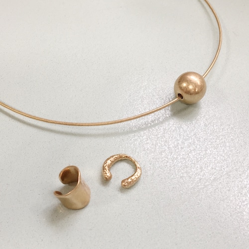 SET ITEMS || 【通常商品】PLANET CHOKER & GOLD EAR CUFF SET || 3 ITEMS || GOLD || CRSM0617I