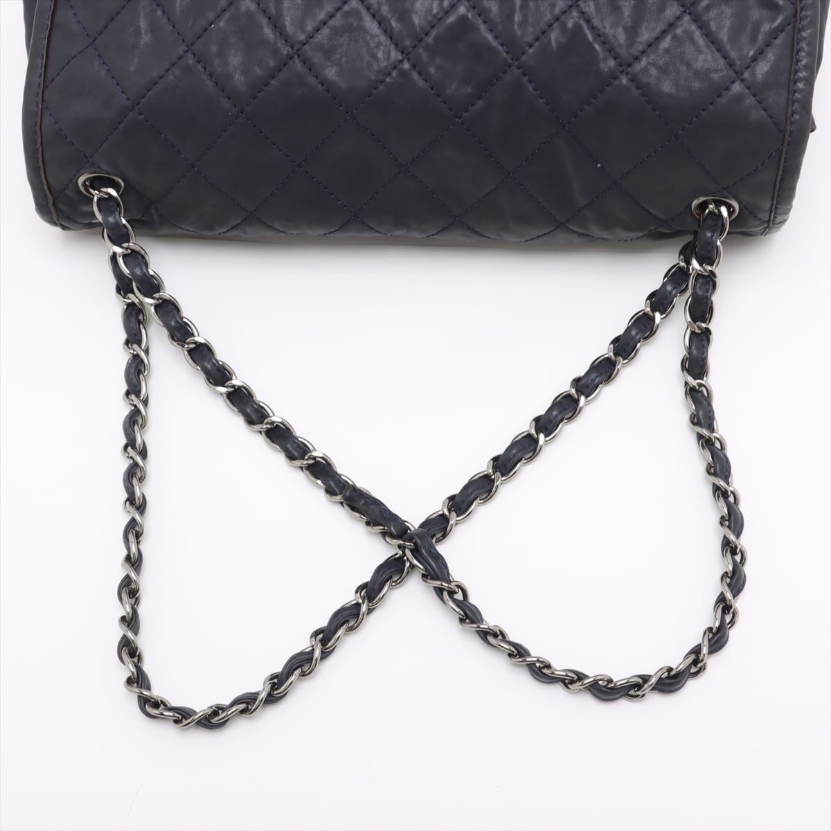 Extremely Rare ◇ CHANEL Matelassé Leather Single-Flap Double
