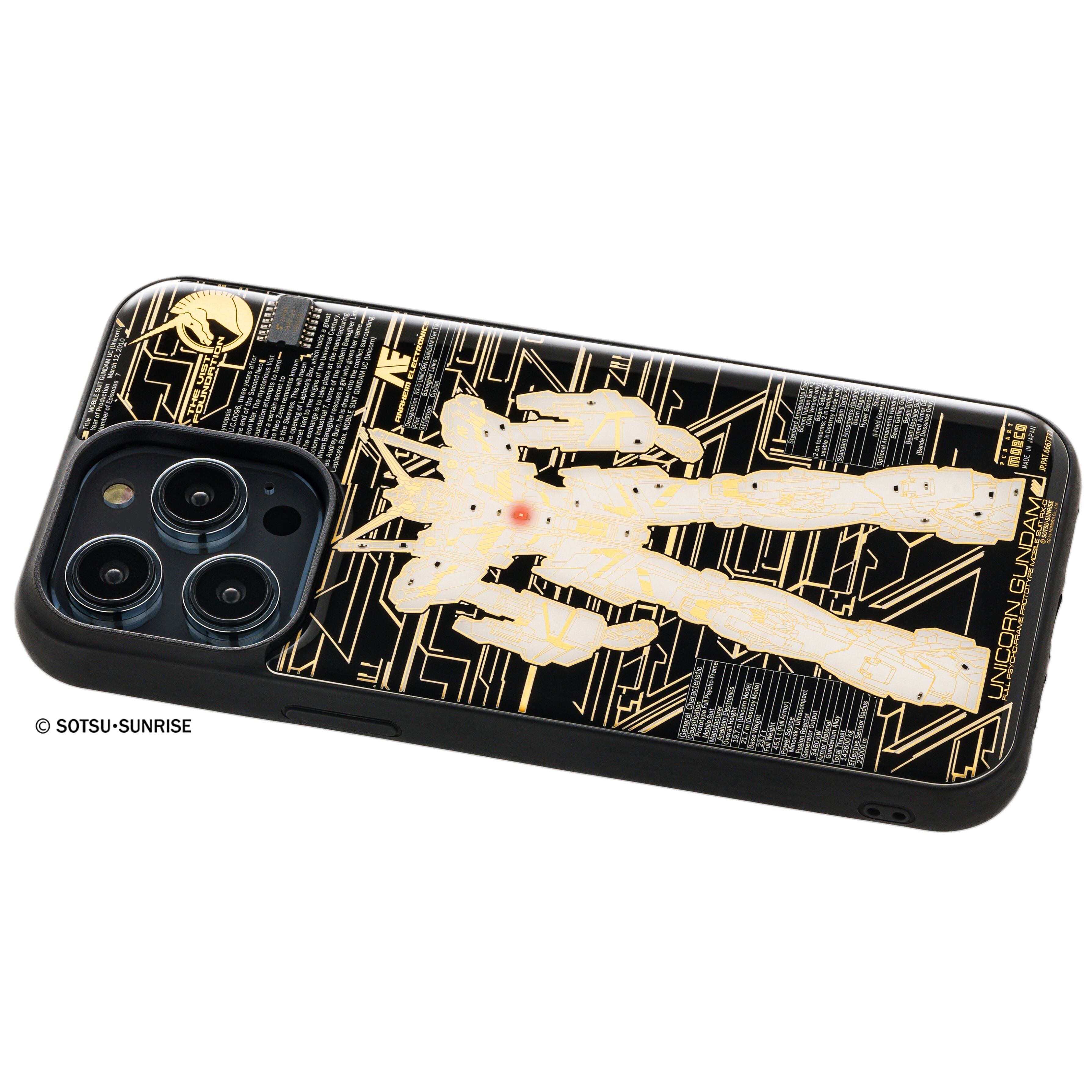 FLASH ユニコーンガンダム Ver. TWC 基板アート iPhone 14 Pro Max