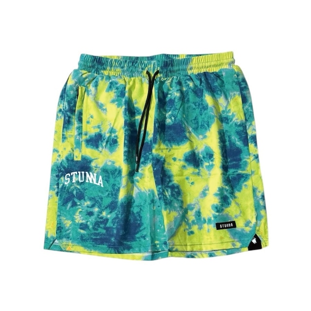 Tie dye shorts : bright