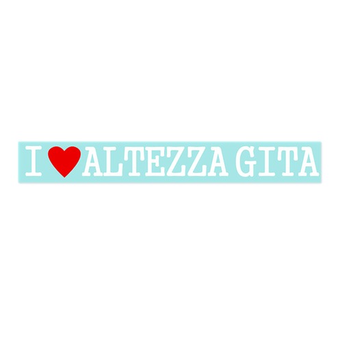 【Fproducts】アイラブステッカー/ALTEZZA GITA/アイラブ アルテッツァジータ
