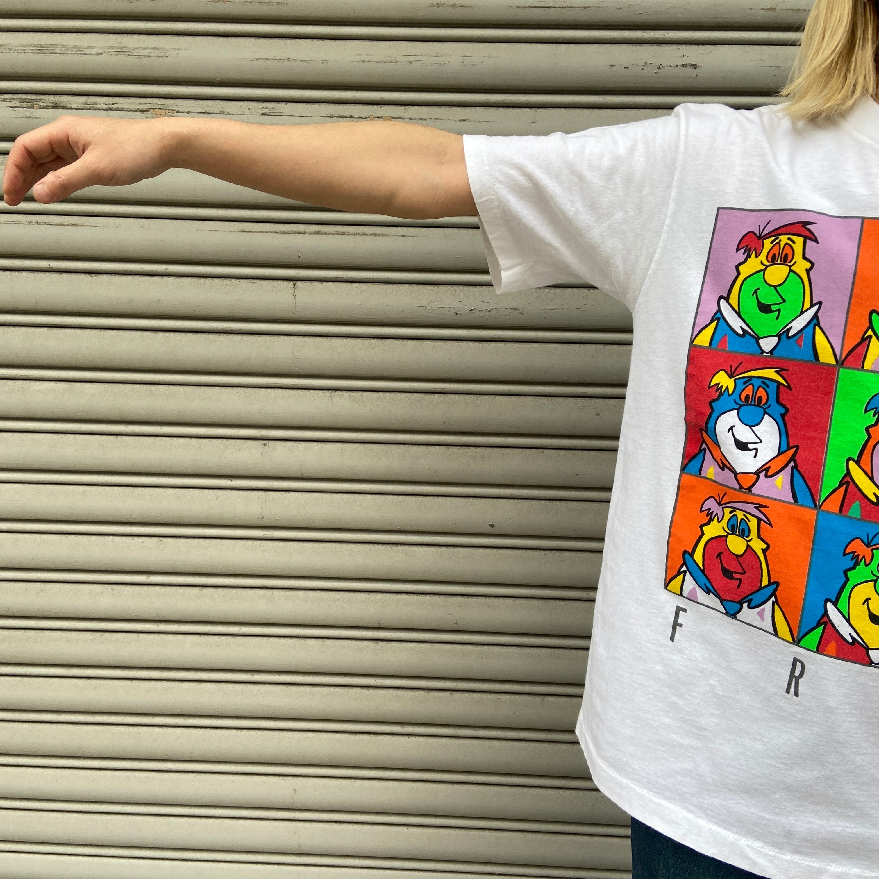 90s Flintstones フレッドTシャツ アンディウォーホル風 USA製 | 古着