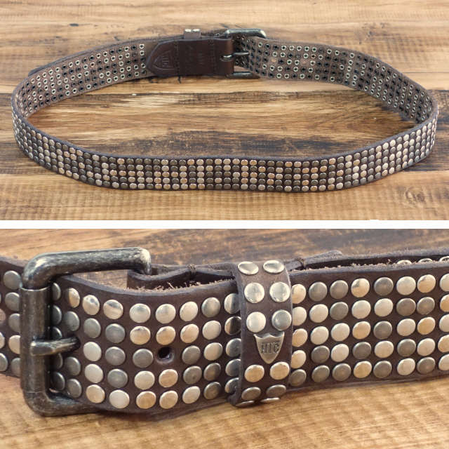 HTC エイチティーシー ベルト メンズ 5000 STUDS BELT ブラウン HTC エイチティーシー ベルト メンズ 5000 STUDS BELT ブラウン