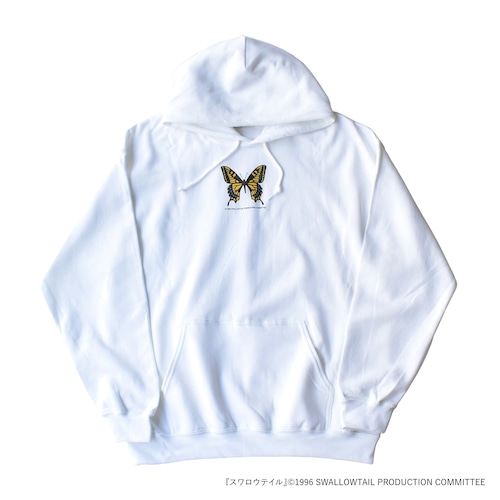 LABRAT × Swallowtail "Swallowtail Tattoo" hoodie (WHITE)
