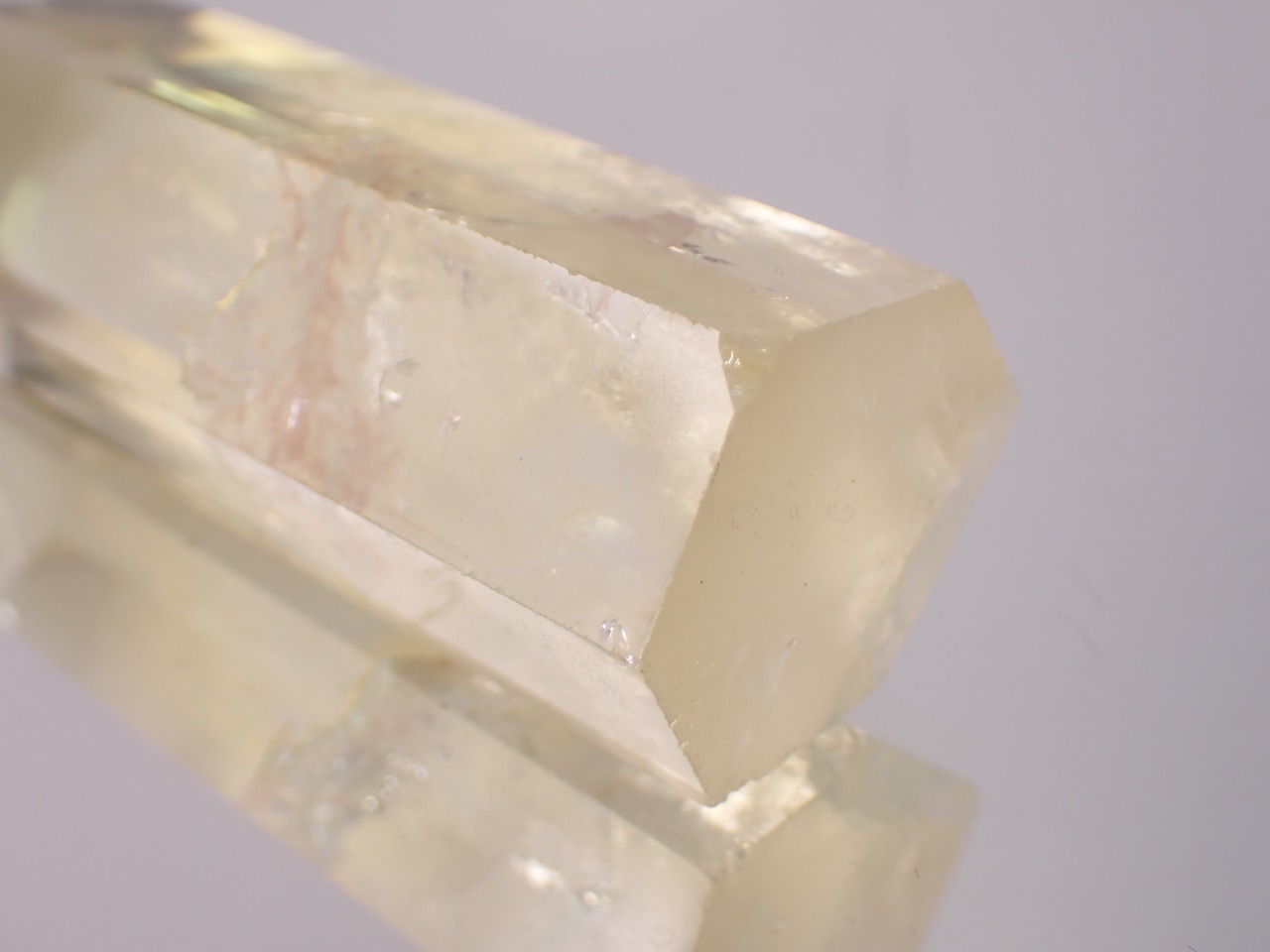 レモンクォーツ　オベリスク/シングルポイント　48.1g　[D2-4]