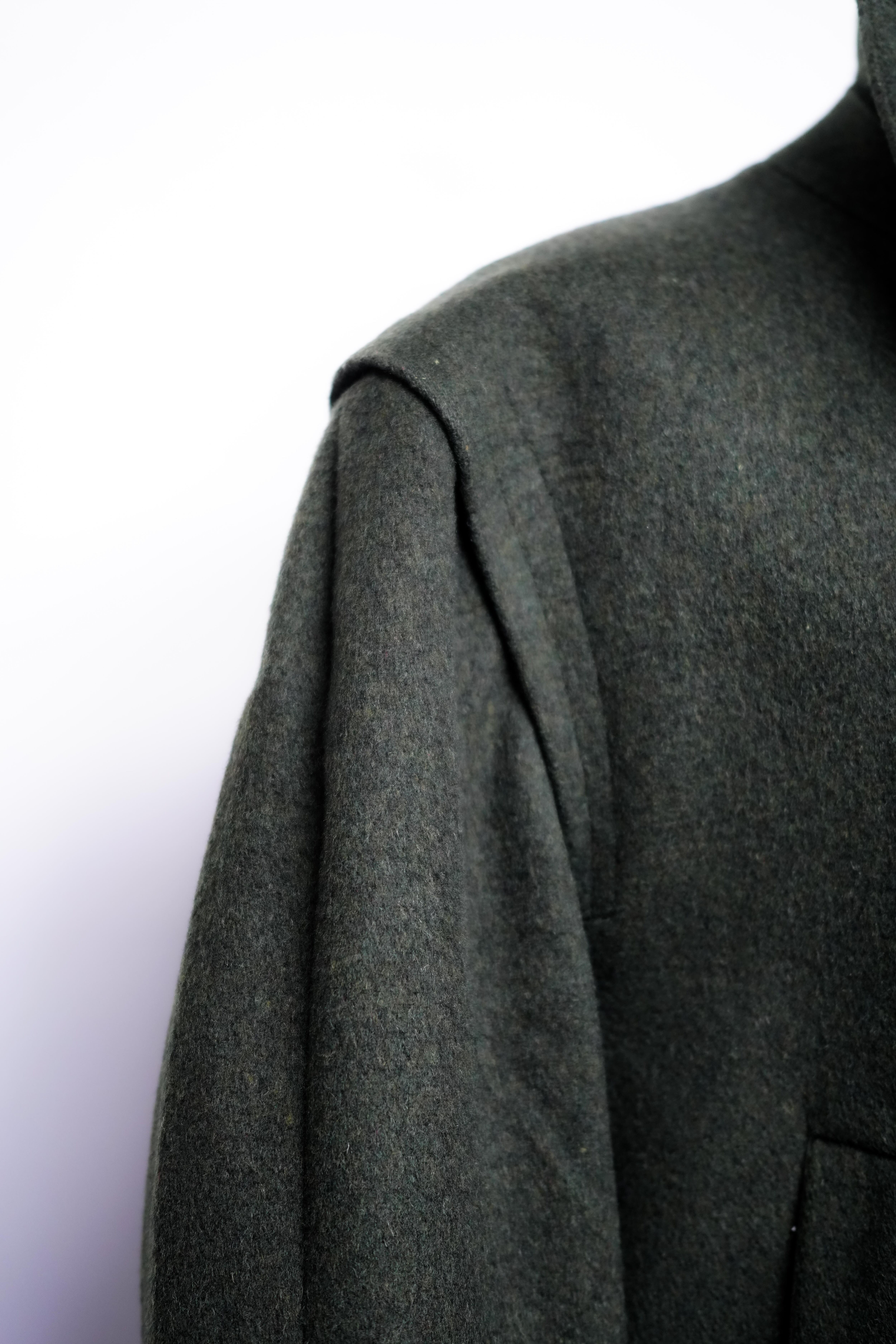 80's ”STEINBOCK” Original Tyroler Loden Half Coat | ESSENCE