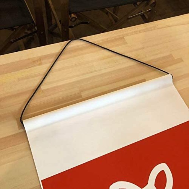 【のぼりサイズ】飲食店ランチ販促用【耐水タペストリー 42×170cm】青