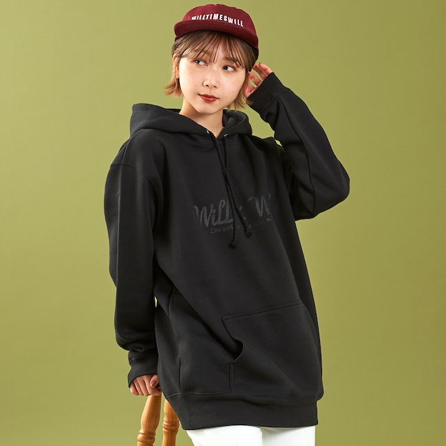 WillxWill Logo Pullover Parka Black