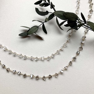 〈再入荷〉三角カットビーズチェーン（10cm〜）