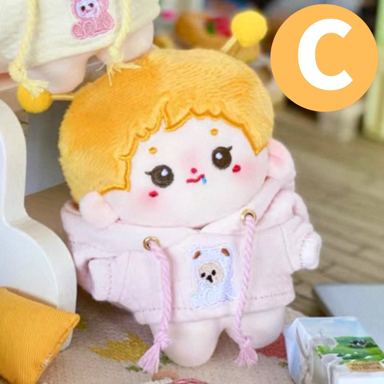 10cmぬい】ぬい本体 海星体 ぬいぐるみ ひつじ 白髪 男の子 無属性