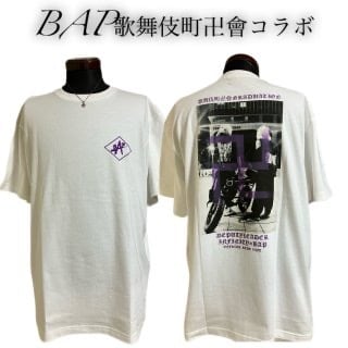 桐崎栄二コラボBAP 歌舞伎町卍會コラボ 刺繍ロゴパックプリント副総長