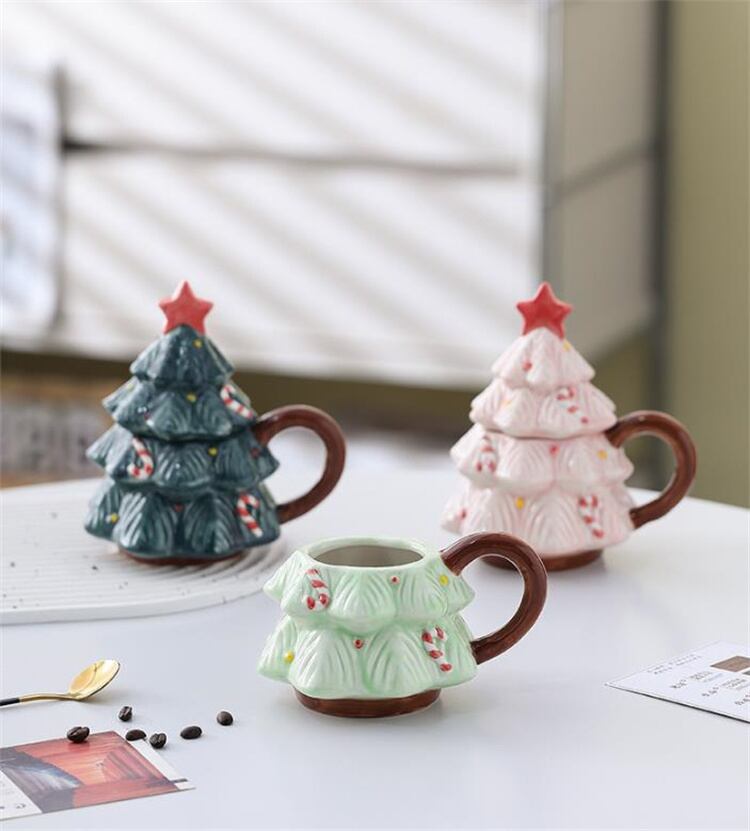 立体デザイン 陶器製マグカップ カフェ向け | くらしプラス