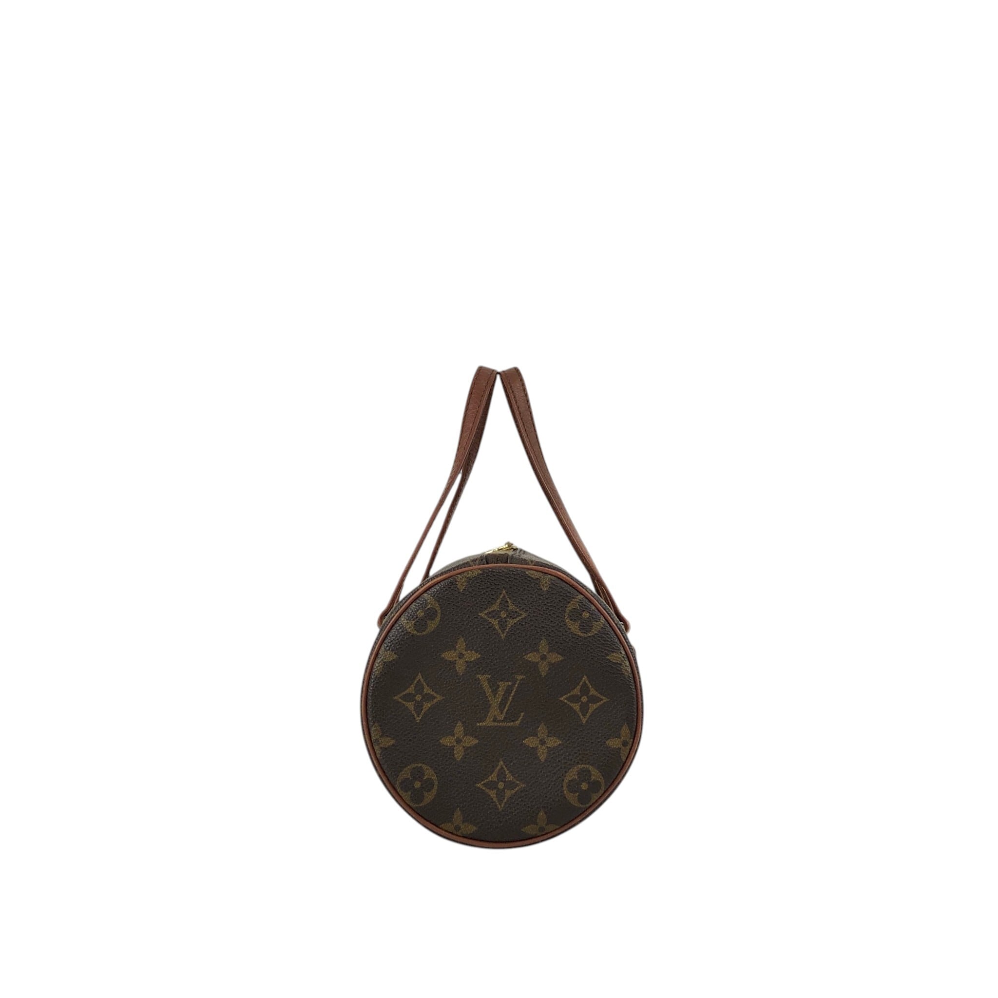 LOUIS VUITTON ルイヴィトン モノグラム ハンドバッグ ブラウン PVC