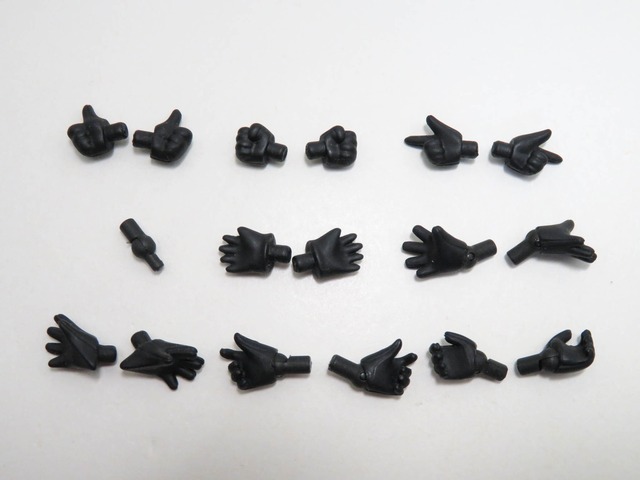 再入荷（Ａ－ランク）ねんどろいどどーる　手首パーツセット 手袋Ver.[ブラック]