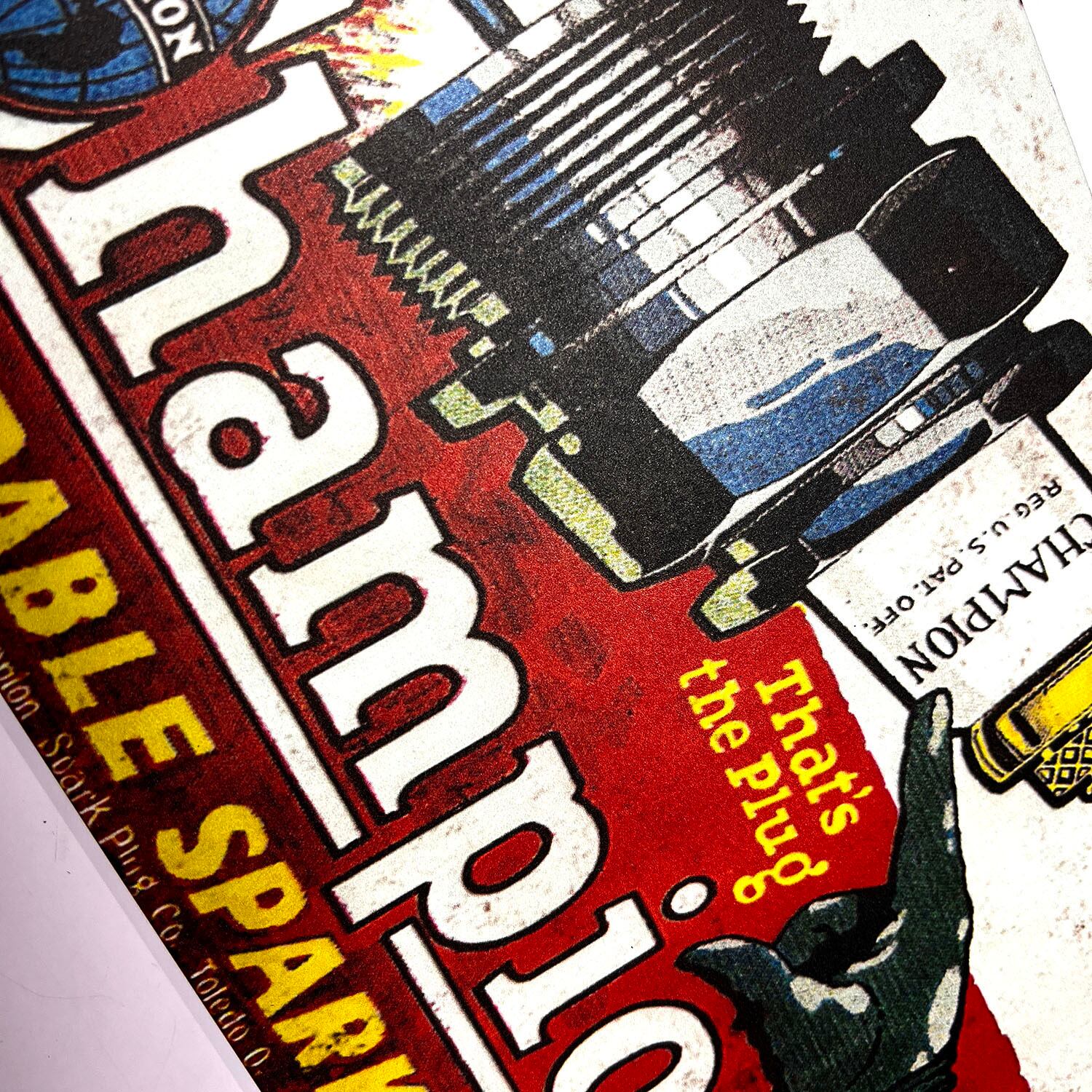 アメリカン雑貨 ブリキ看板 オイル モーター ポスター プレート グッズ