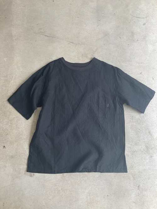 DELICIOUS「 LINEN Big T（リネンビッグT）BLACK」