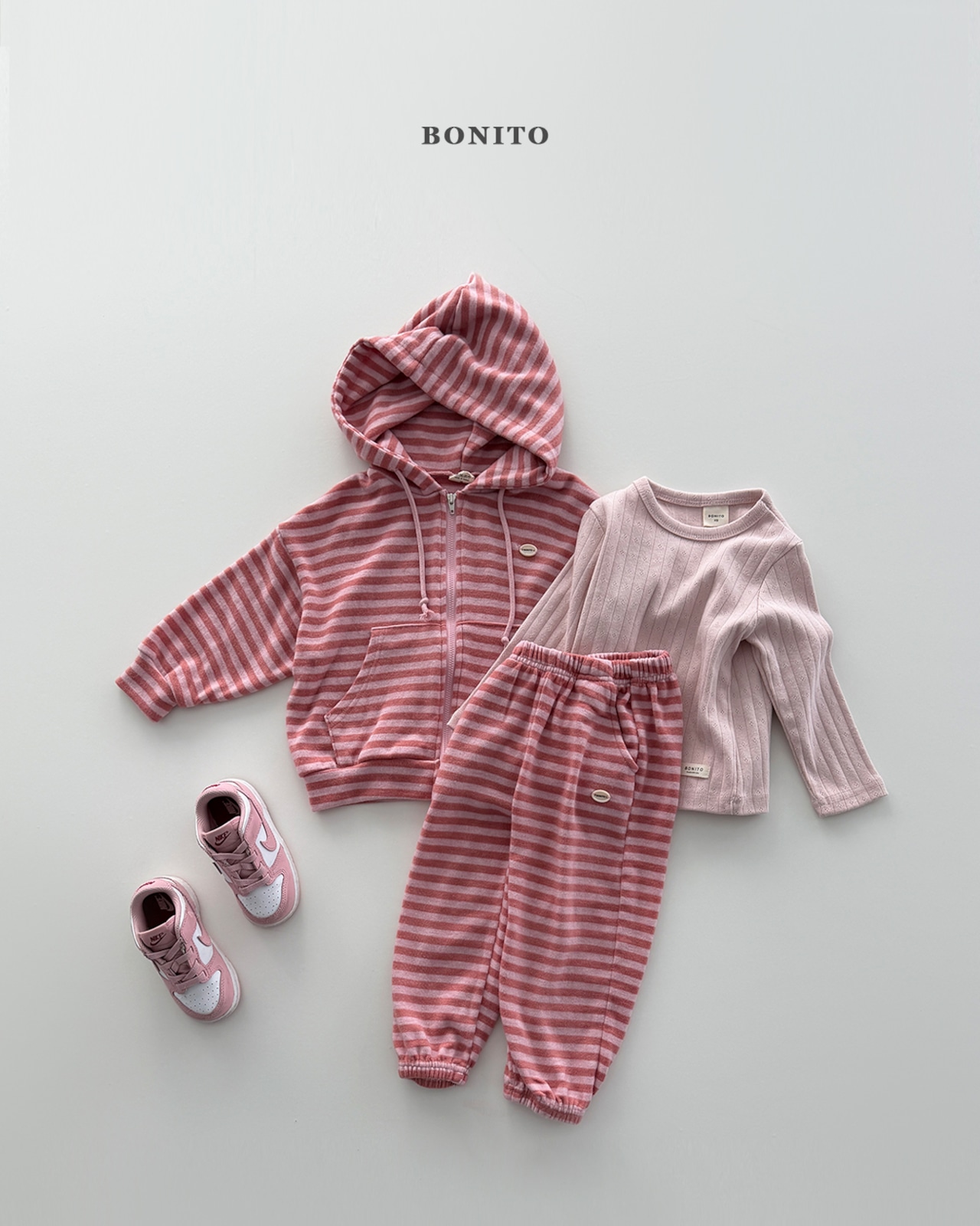 BONITO 26/SS ストライプヒートジョガーパンツ