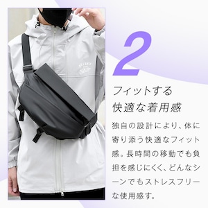 ショルダーバッグ 超軽量 撥水 ブランド ビジネス 旅行 ヌメ革感 散歩 フォーマル 社会人 収納 プレゼント ギフト イケおじ 斜めがけ 30代 バッグ サコッシュ ウエストバッグ メンズ 小型 収納 ボディバッグ 人気 カバン