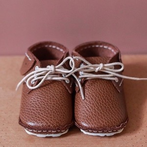 《First Baby Shoes》Model : SKY ファーストシューズ手作りキット Chocolate brown