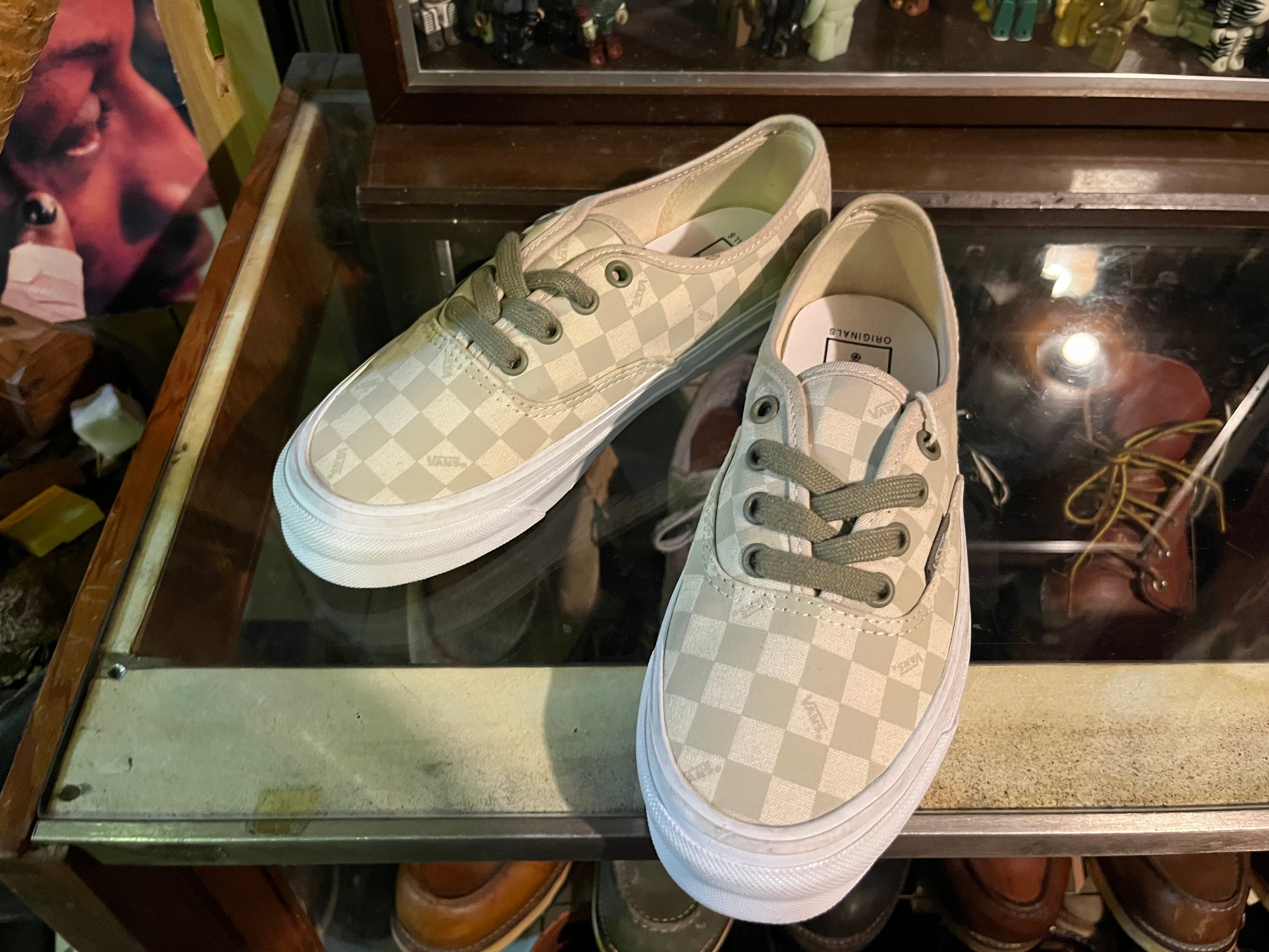 未使用品 USA企画 VANS VAULT OG AUTHENTIC LX “Checkerboard SAND