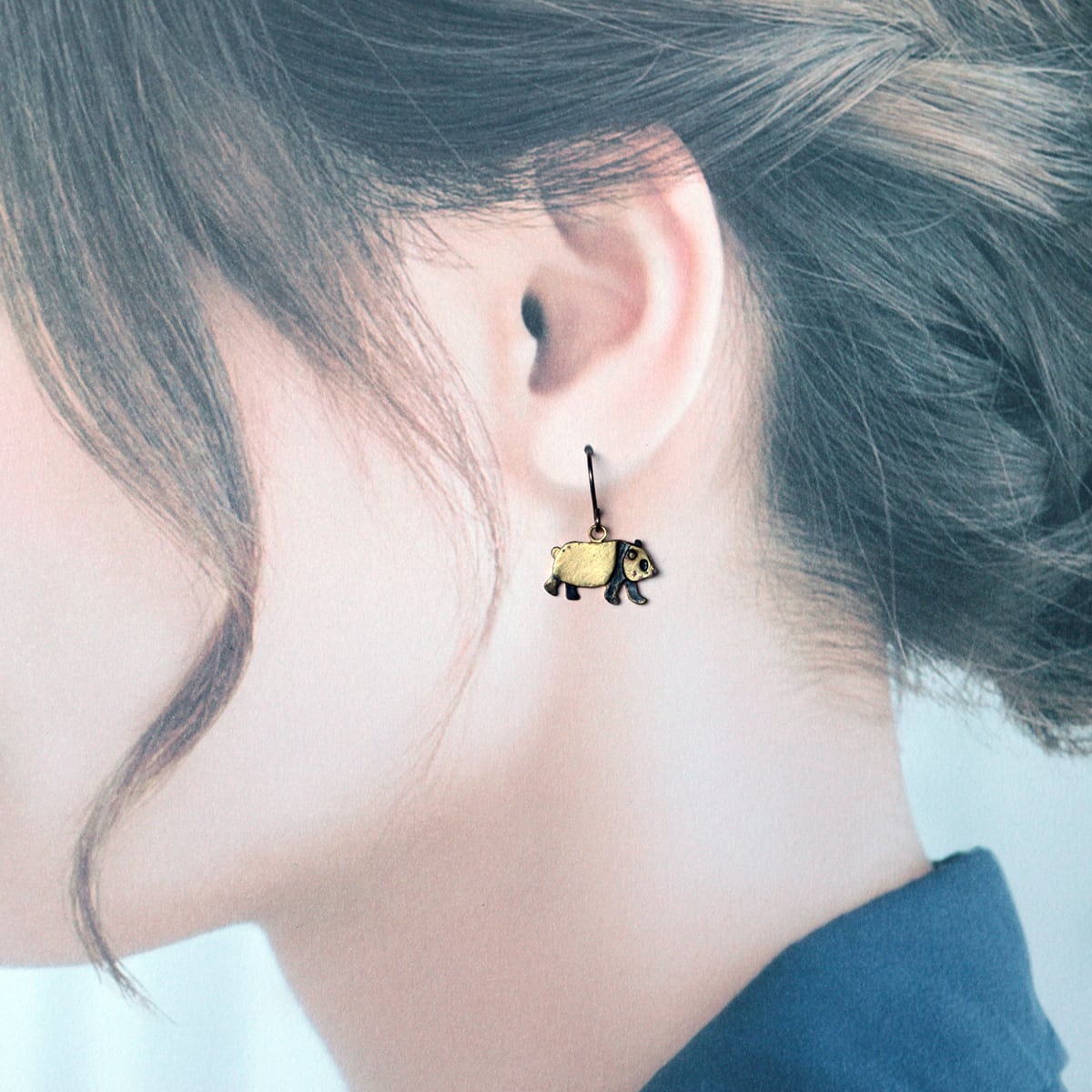 パンダ｜ピアス｜イヤリング｜P622 | thuthu appetizing accessories