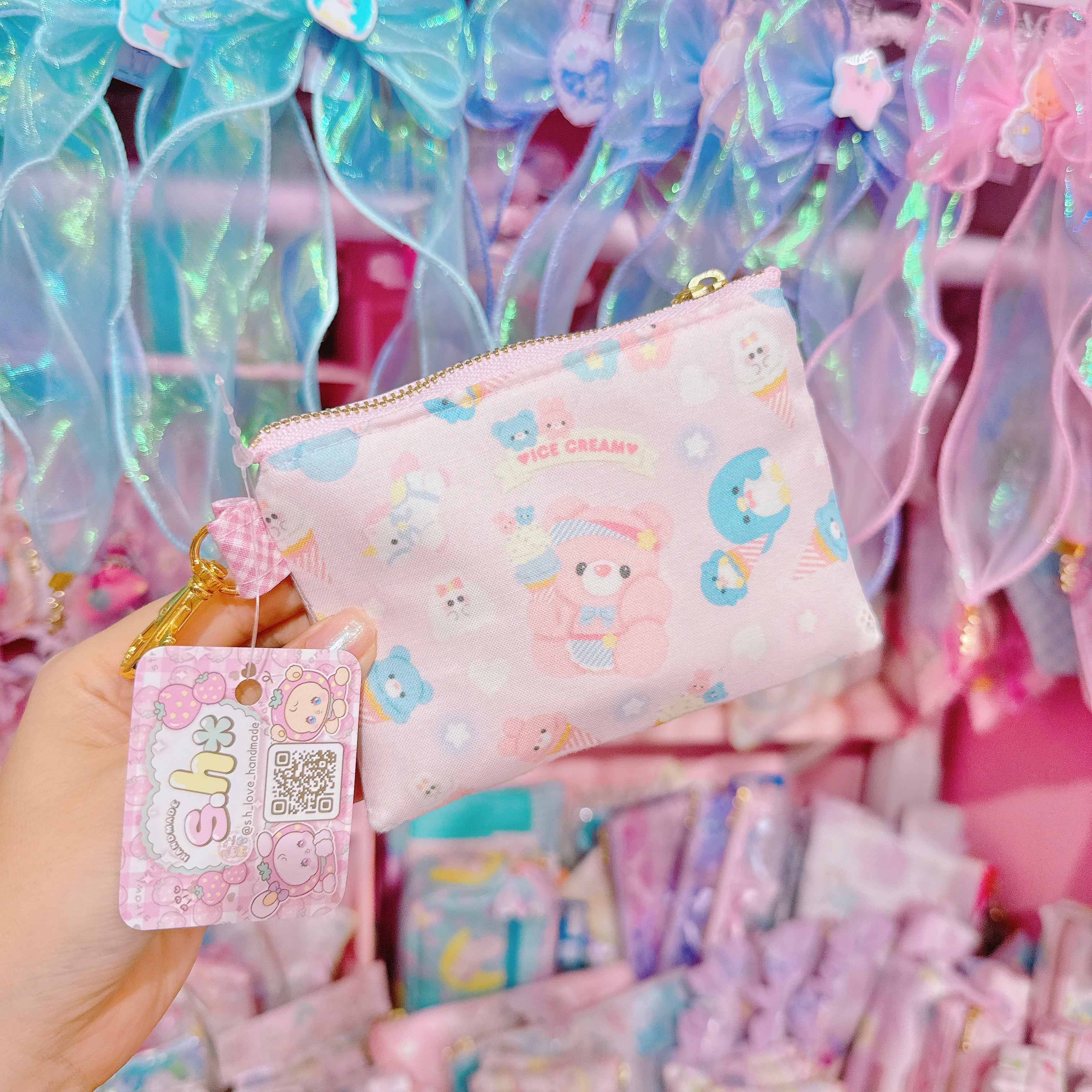 【N9】16-5シャカシャカぺたんこミニポーチ