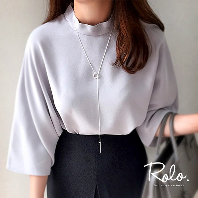 Y字ロングネックレス  シルバー925