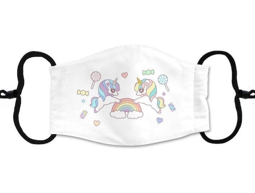 Bunny’s Cafe Face Mask (Candicorn White) 