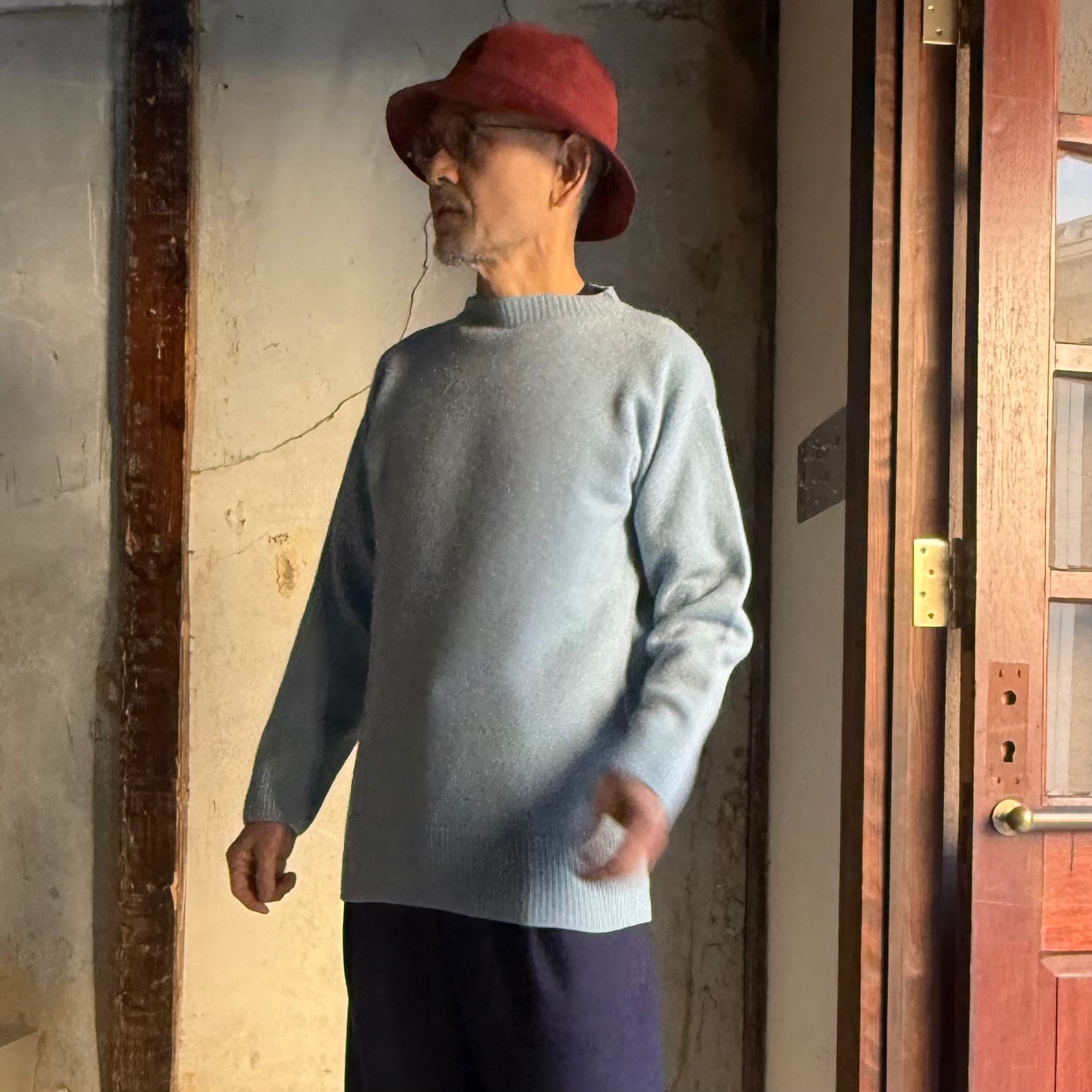 MITTAN KN-20 ウルグアイ ウールセーター 甕覗 | Routes*Roots