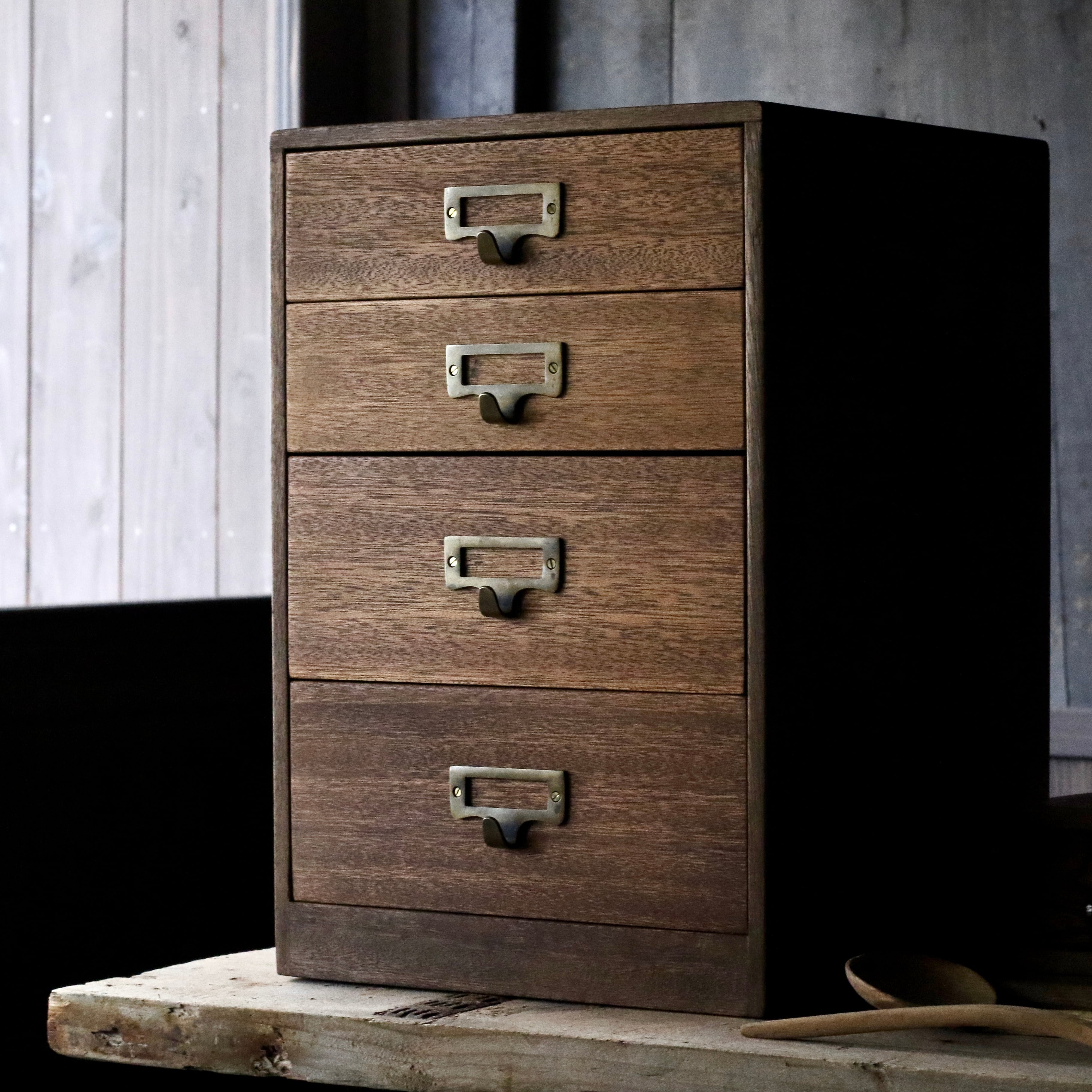 引き出し4段《古家具 抽斗》