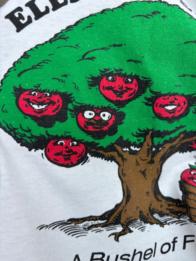 【5-7T相当・vintage 】USA製　Apple tee
