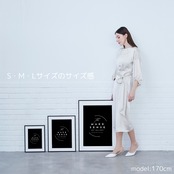 Day dreaming｜北欧モノクロ×繊細カラーの女性シルエットアートポスター｜ミニマル空間を格上げする上品で静かな一枚｜A3ポスター