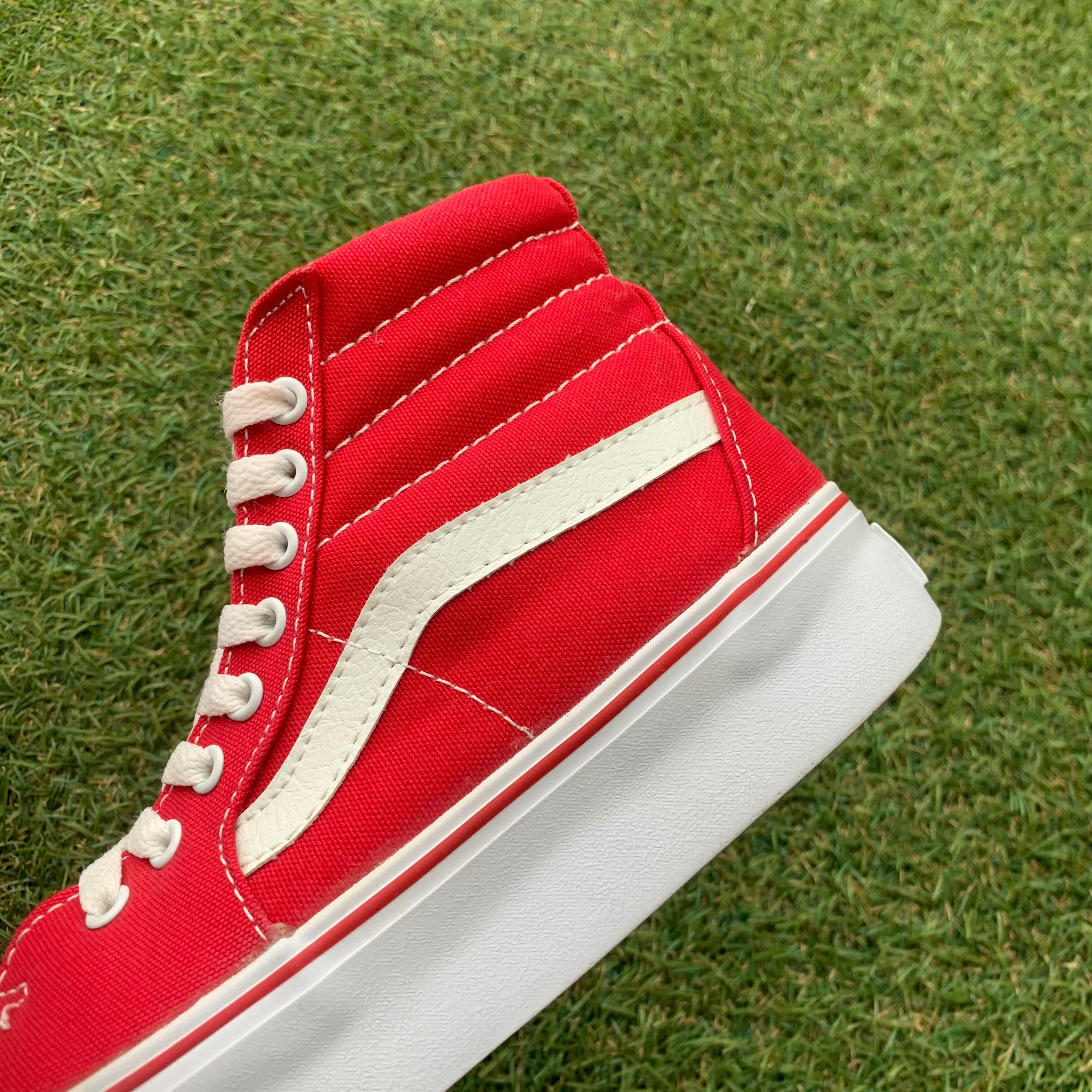 vans sk8 hi formula red