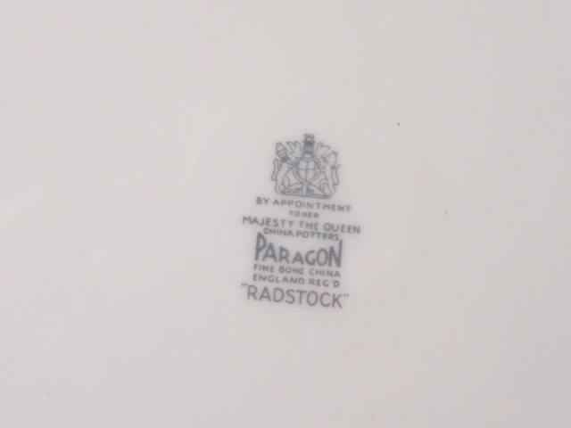 イギリスアンティーク　ケーキプレート　PARAGON RADSTOCK