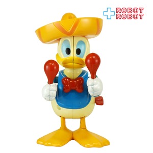 イルコ社 ディズニー ドナルドダック ミュージシャン ロック&マラカスプレイヤー ワインドアップ ぜんまい フィギュア