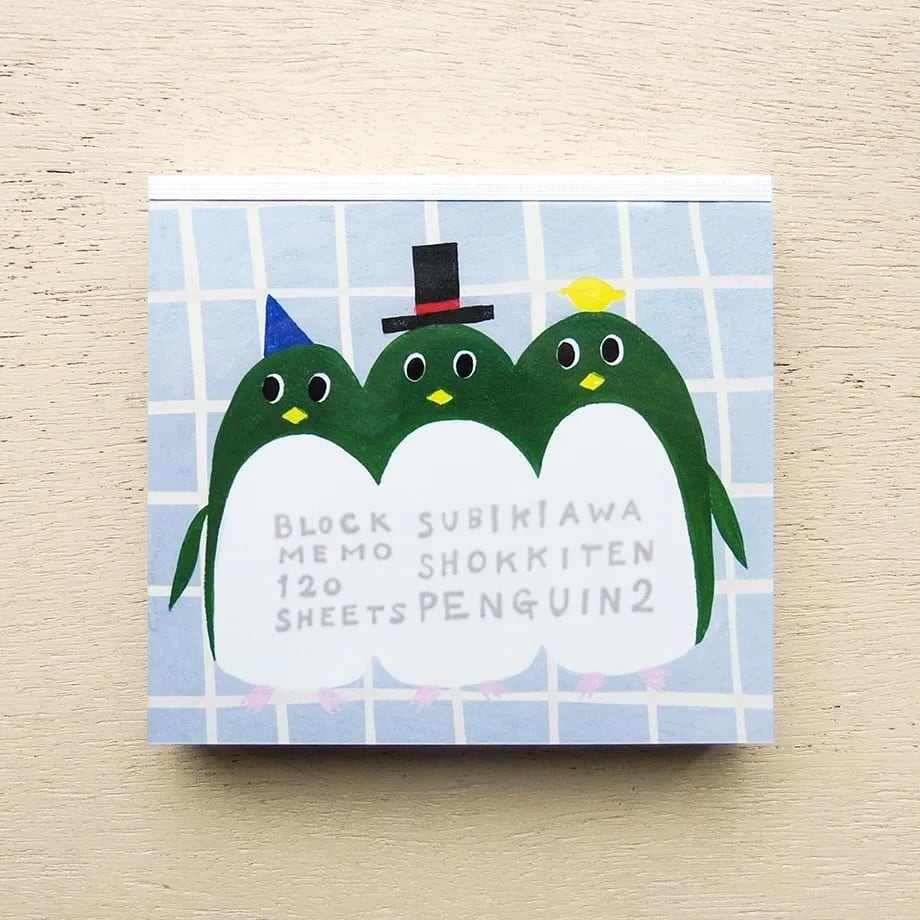 Subikiawa.】ブロックメモ「PENGUIN2」 | GYAFUN Subikiawa.】ブロックメモ「PENGUIN2」 | GYAFUN