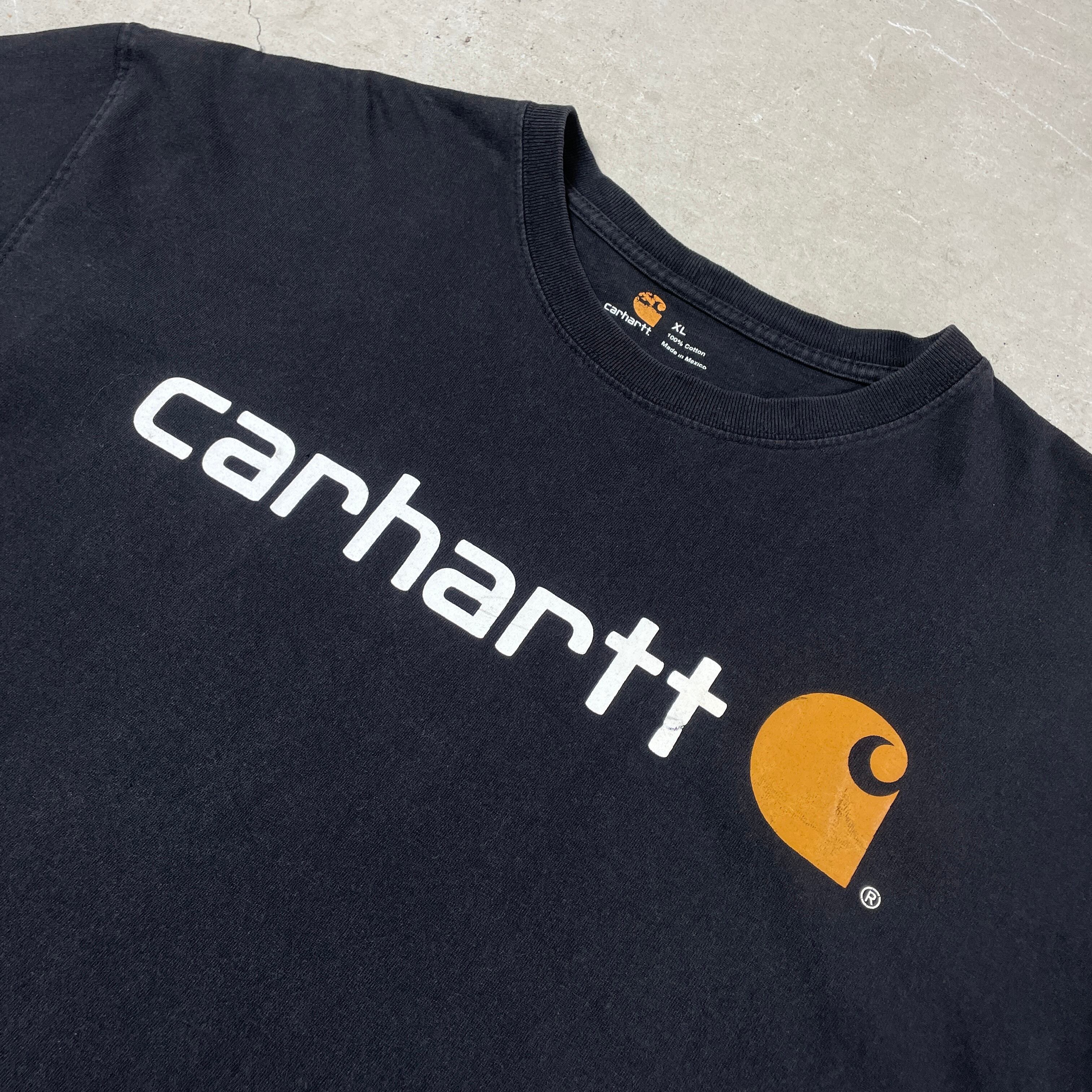 Carhartt カーハート フロントロゴ プリントTシャツ メンズXL 古着 ブラック 黒 【Tシャツ】【FSS2308-50b】 | cave  古着屋【公式】古着通販サイト