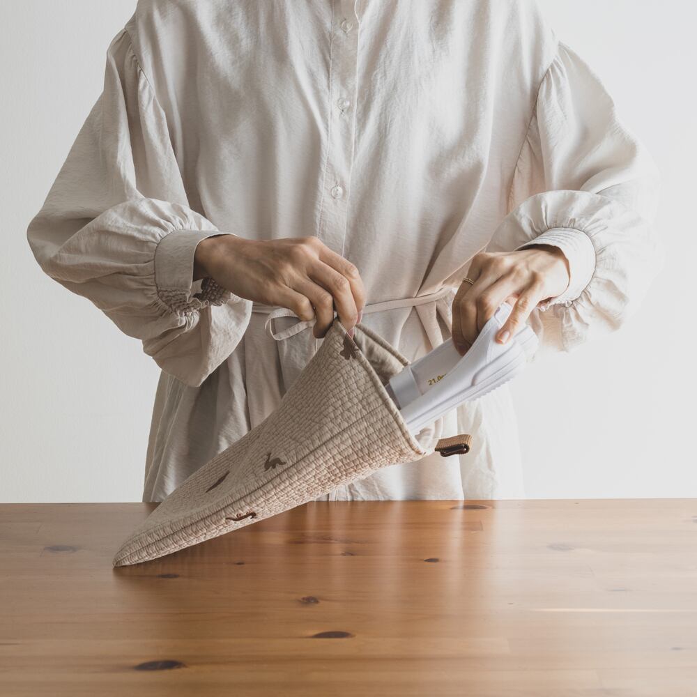 入園入学セット 4点 恐竜 刺繍 ダイナソー ベージュ ヌビ レッスン