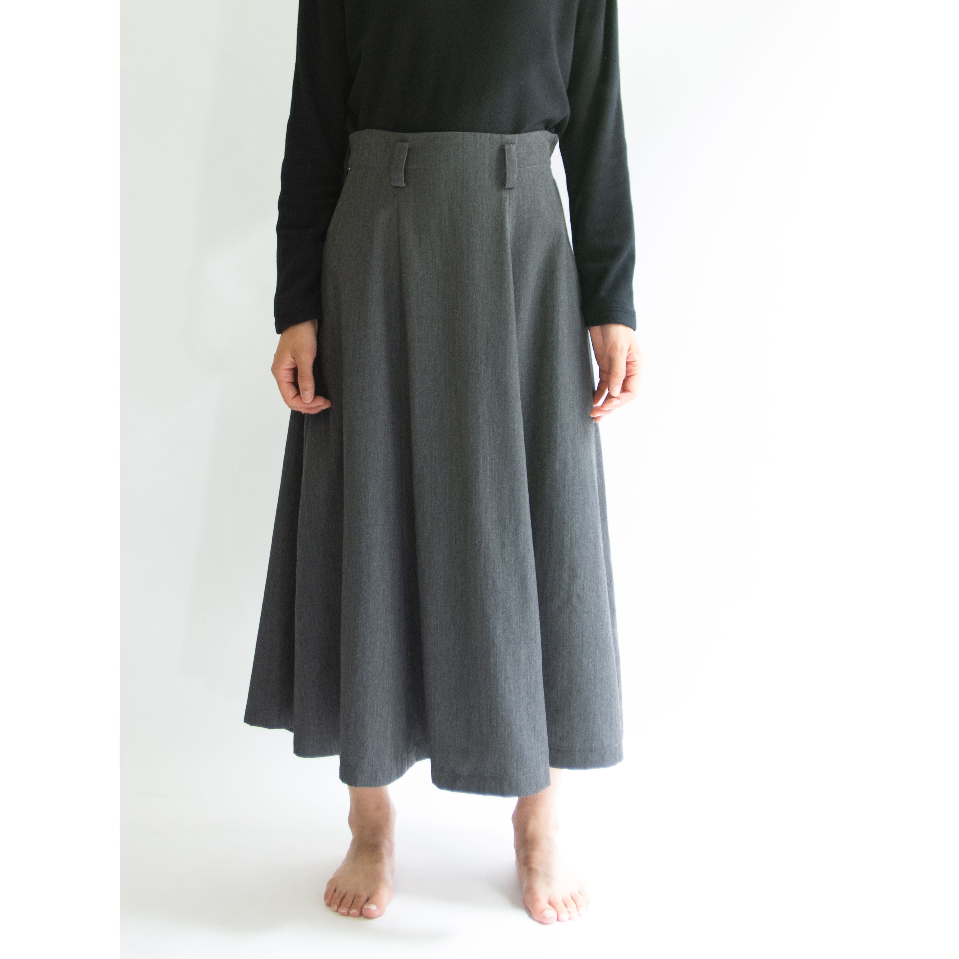 ・COMME des GARCONS wool skirt コムデギャルソン総丈74