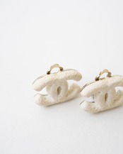 〈CHANEL〉CC mark earrings Made in 2003