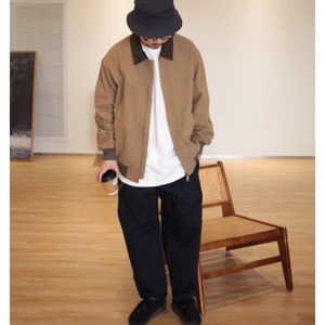 Zip-up bicolor design jacket 0185