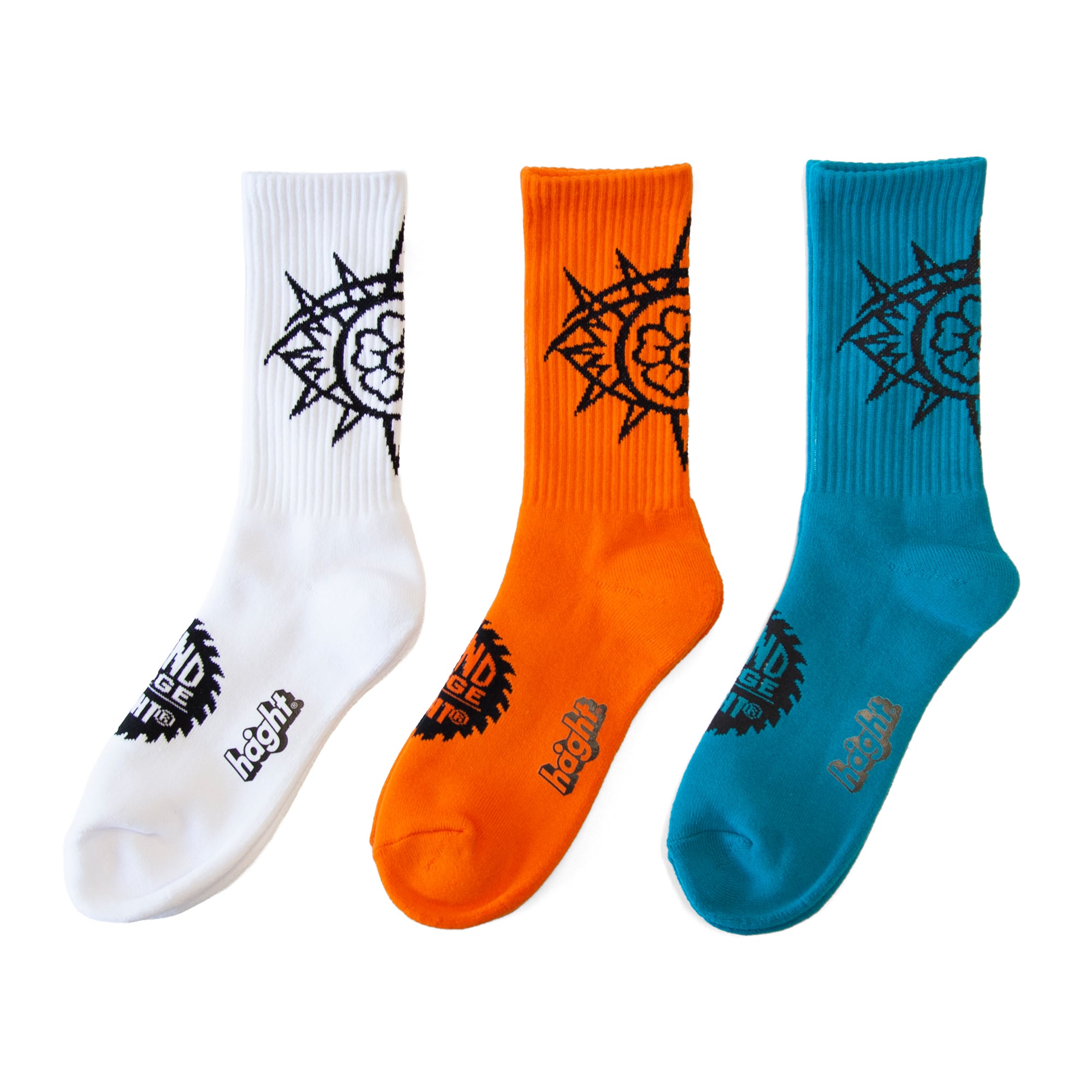 HAIGHT(ヘイト)”HAIGHT ヘイト ALL SEEING EYE SOCKS ft. GRINDLODGE