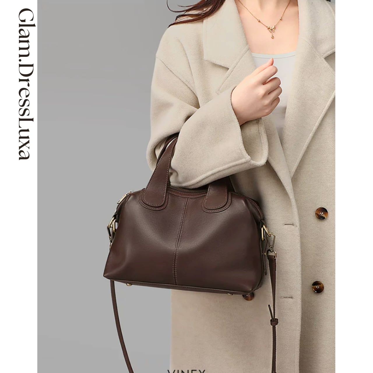 Vintage Leather 2WAY ミニボストン/3color_B16