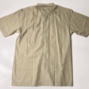 RAIKA ライカ ワンポイント 半袖シャツ M/ライトベージュ メンズ ビンテージ ライカ