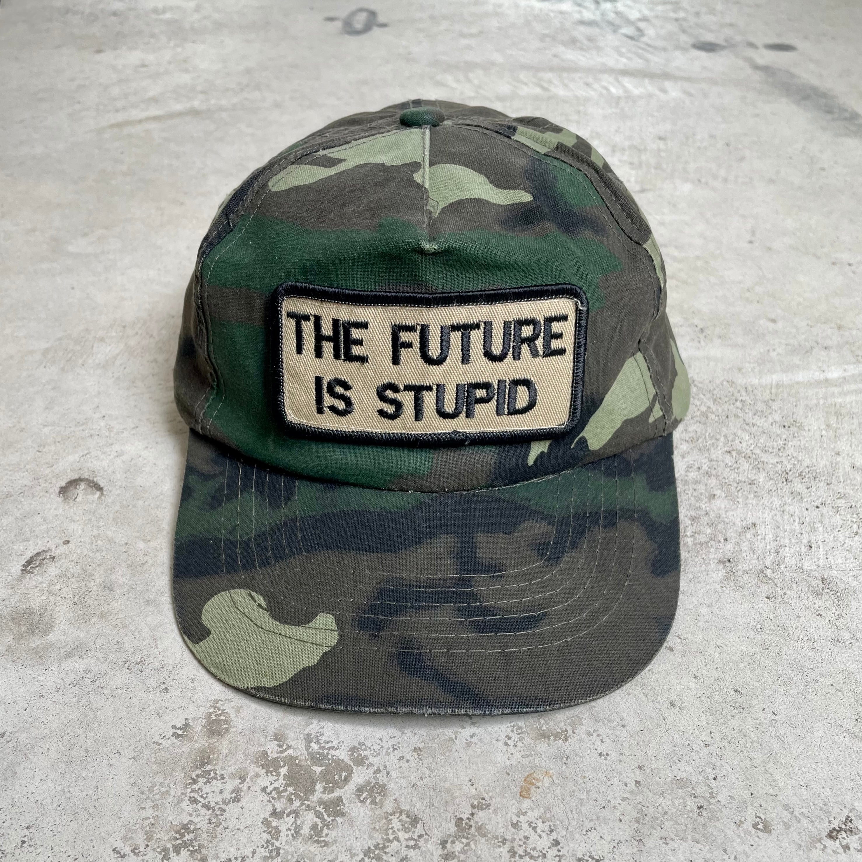 Special‼︎ 90s JENNY HOLZER Camouflage Snapback Cap | JESUS ARTOIS