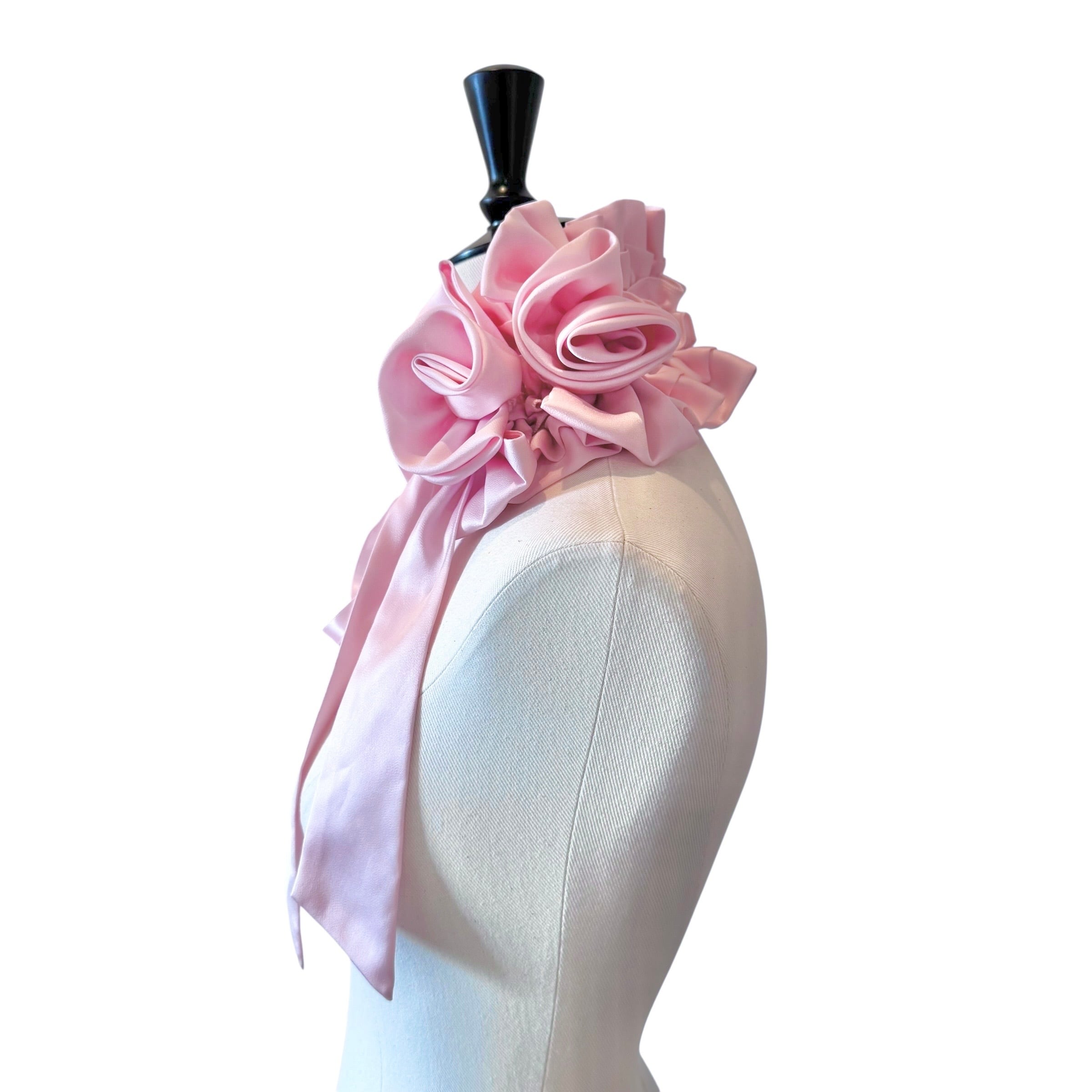 ローズリボンヘッドドレス　PINK