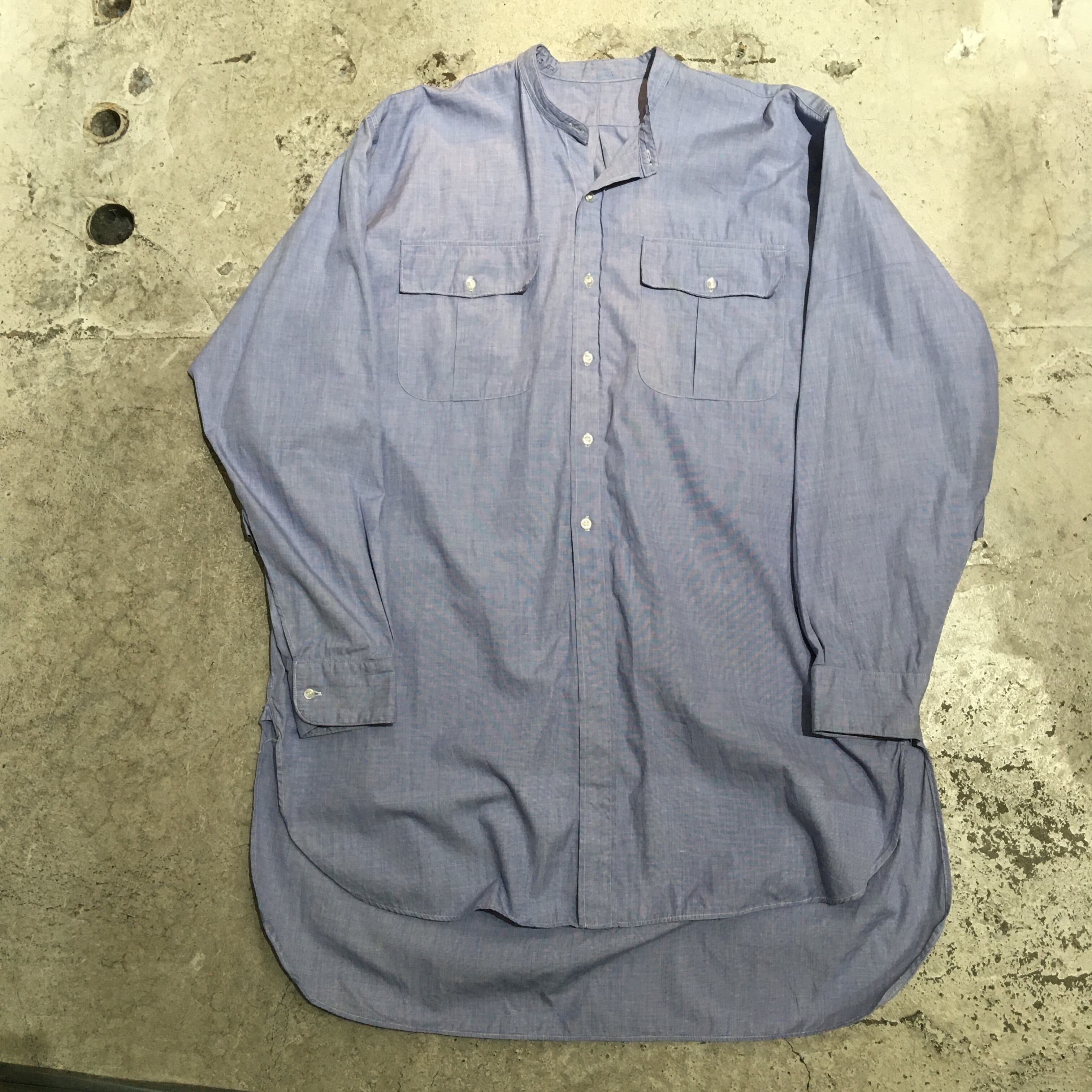 60s BRITISH ARMY / イギリス軍 オフィサーシャツ サイズ17 1/2 RAF 